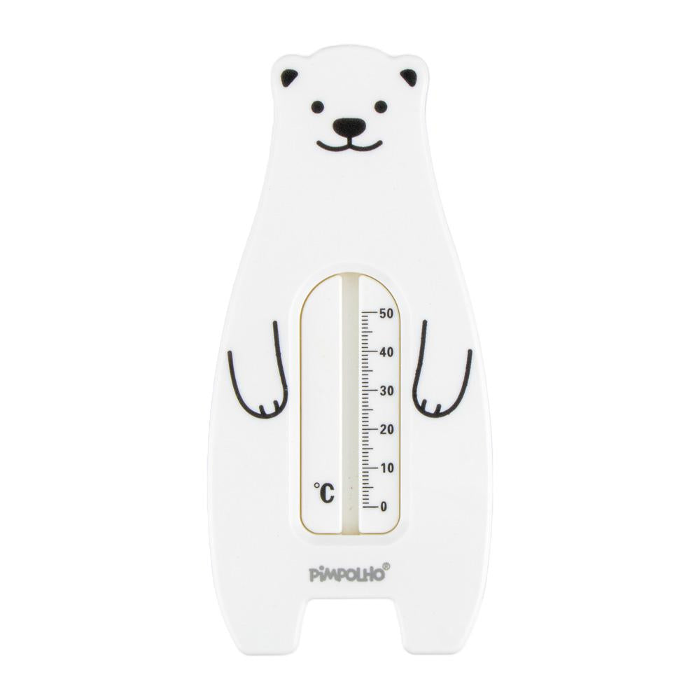 Termometro De Banheira Pimpolho Infantil Branco Urso