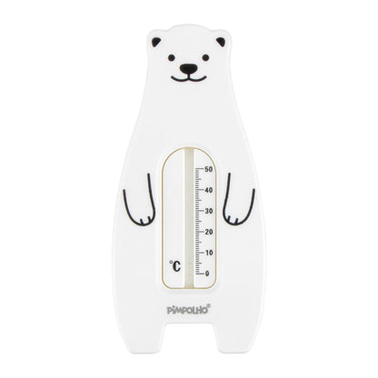Termometro De Banheira Pimpolho Infantil Branco Urso