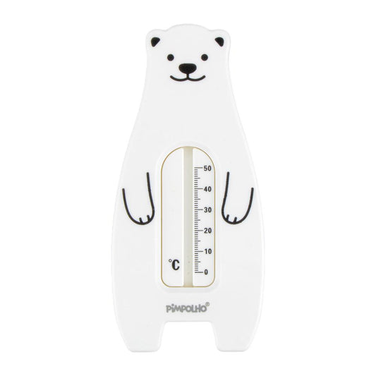 Termometro De Banheira Pimpolho Infantil Branco Urso