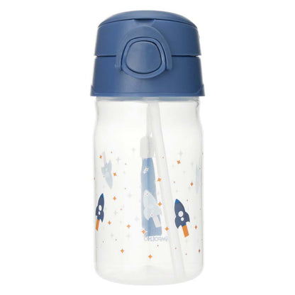 Copo Infantil Com Canudo Silicone 370ml Pimpolho