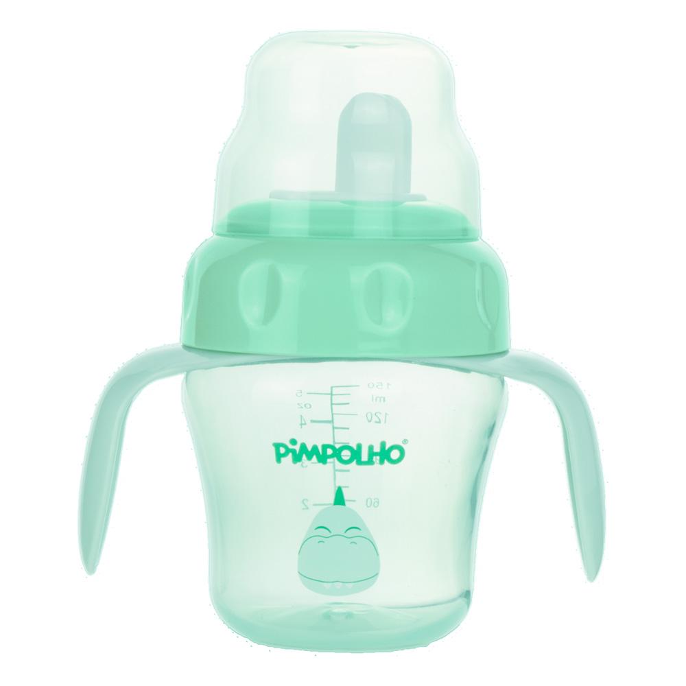 Copo Treinamento Infantil Pimpolho Alça Bico Flexível 150ml