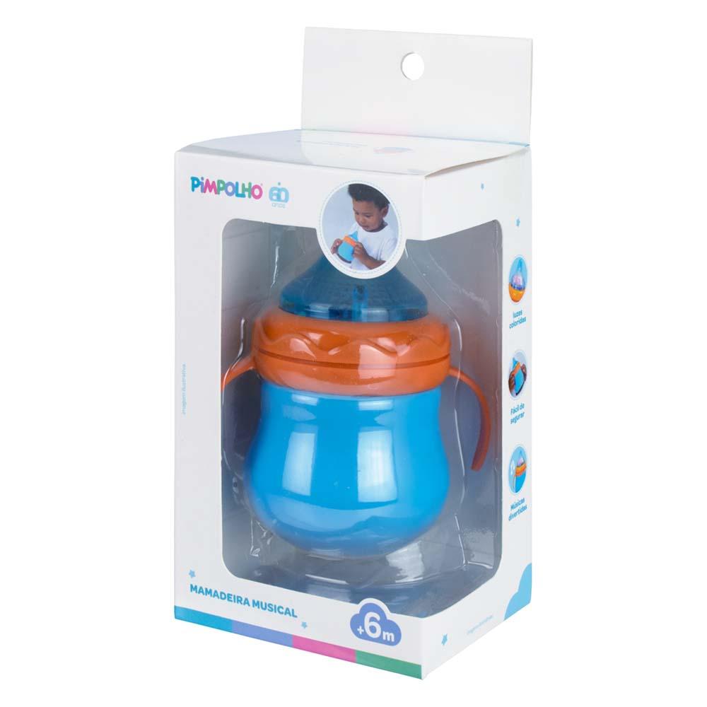 Mamadeira Musical Com Luzes Infantil Pimpolho