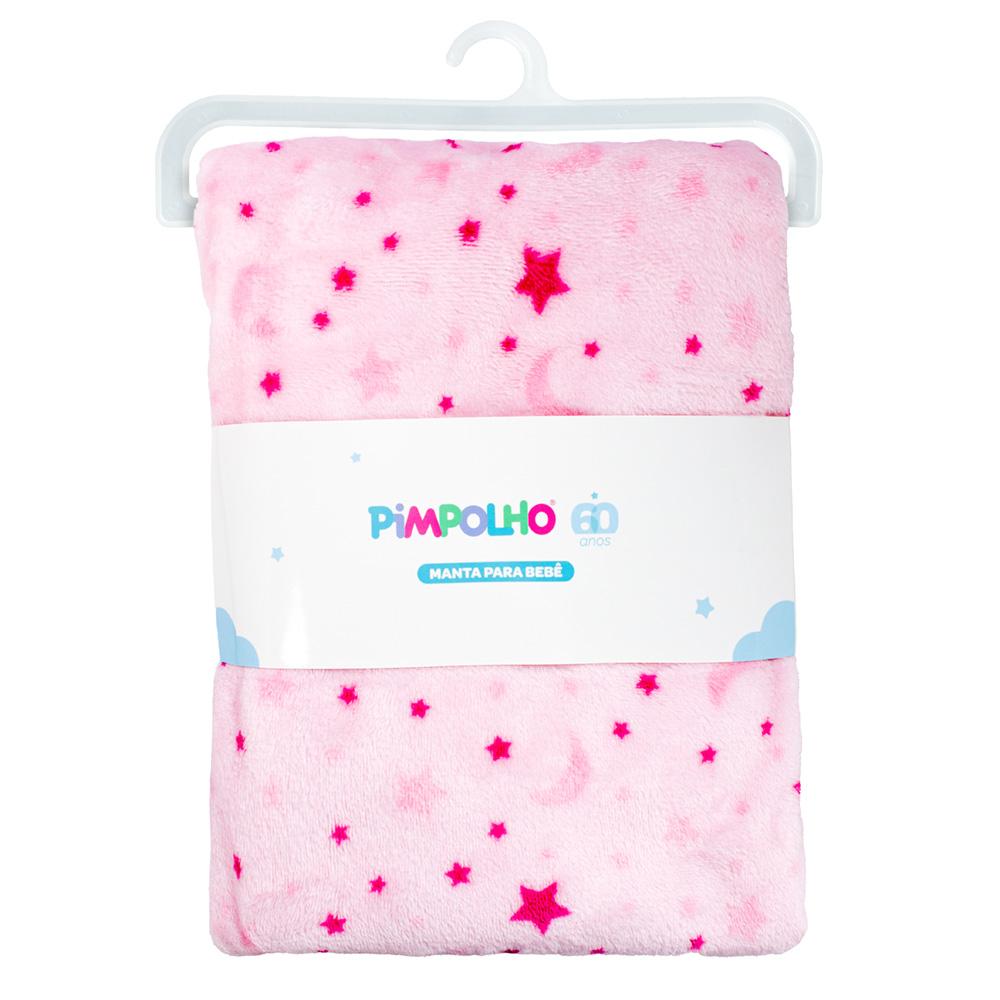 Manta Cobertor Bebê Antialérgica 110x80 Maternidade Pimpolho