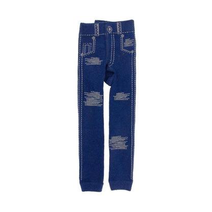 Calça Legging Jeans Infantil Bebê 02 a 03 anos Pimpolho
