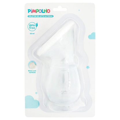 Coletor Leite Materno Manual Silicone BPA Free 90ml Pimpolho