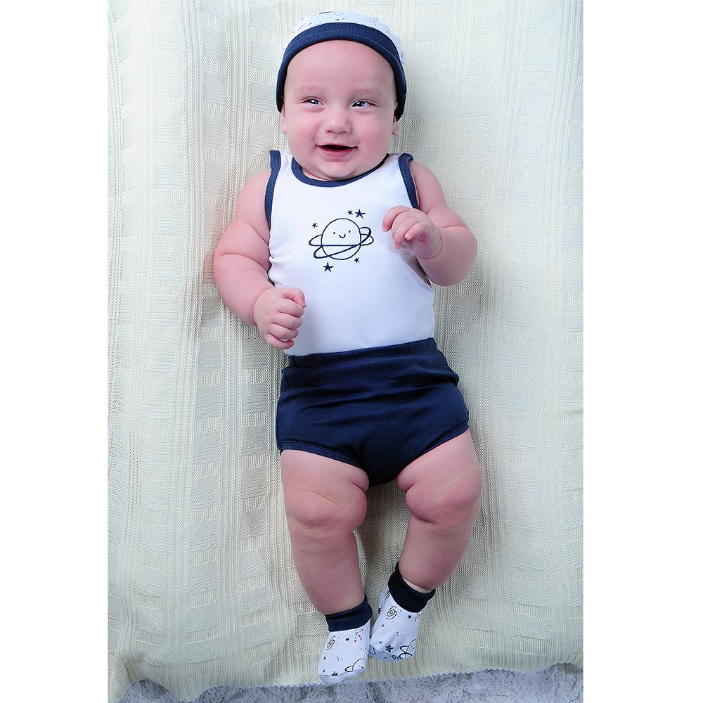 Conjunto Bebê 5 Peças Pimpolho (0-6 Meses)