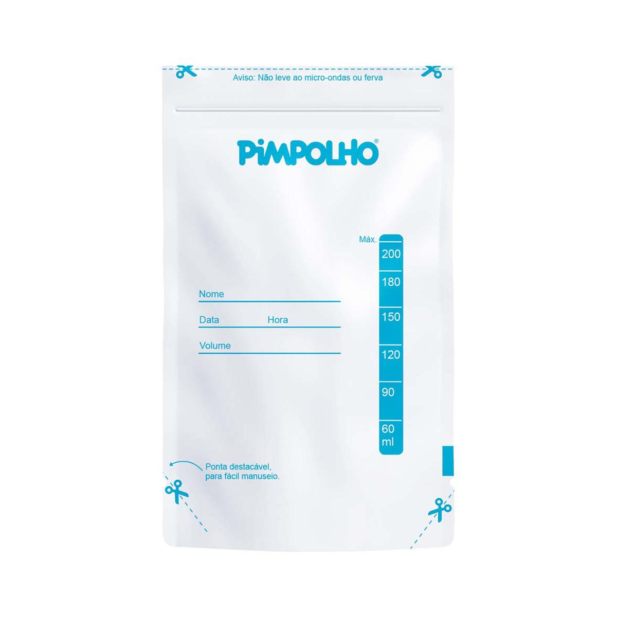 Sacos De Armazenamendo Para Leite Materno 200ml Pimpolho