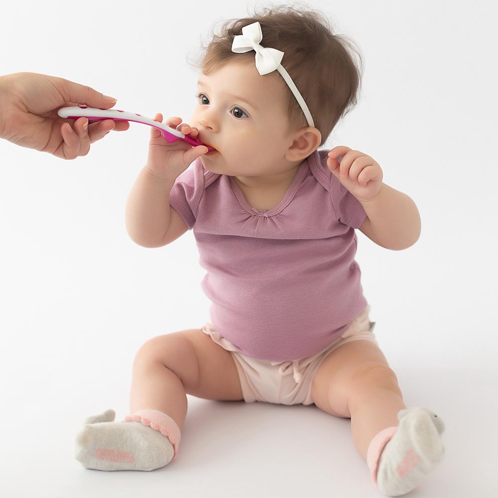 Colher Termossensível Pimpolho Infantil Papinha Muda Cor