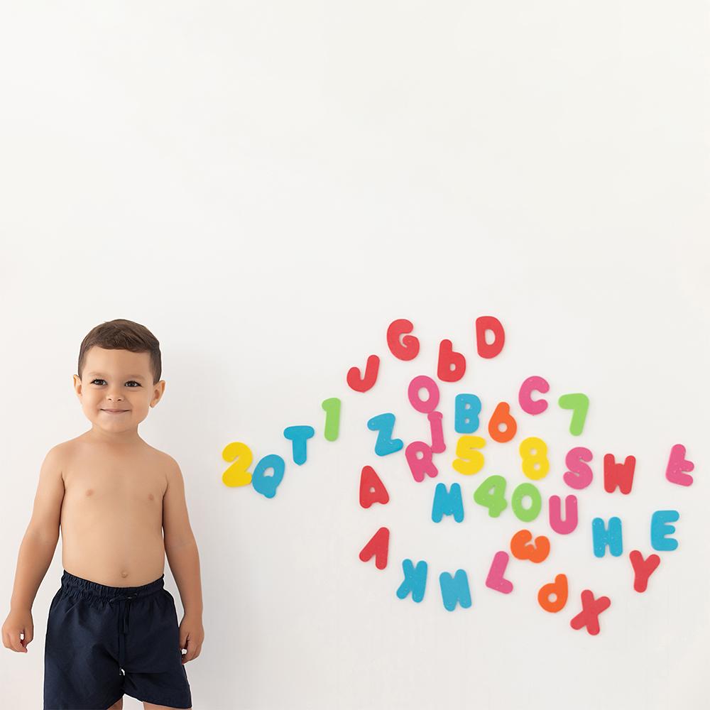 Abc De Banho Letras E Números EVA Infantil Pimpolho