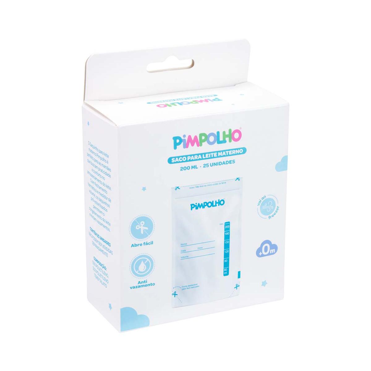 Sacos De Armazenamendo Para Leite Materno 200ml Pimpolho