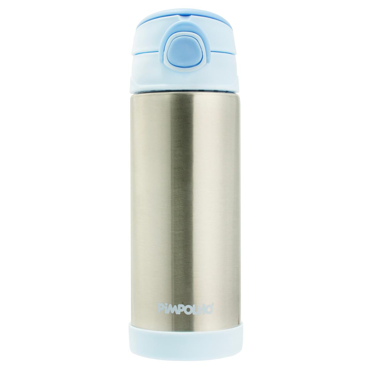 Garrafa Térmica Inox Aço Escovado 400ml Infantil Pimpolho