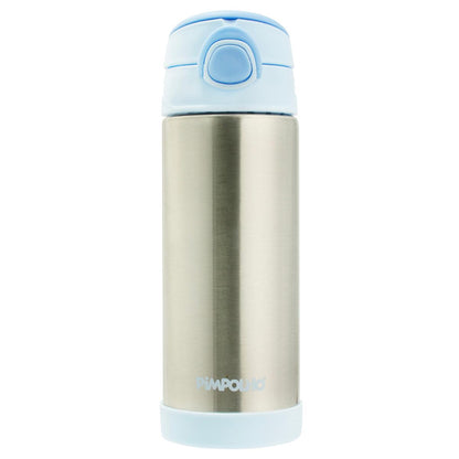 Garrafa Térmica Inox Aço Escovado 400ml Infantil Pimpolho