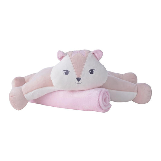 Travesseiro Com Manta Esquilo Feminino Pimpolho
