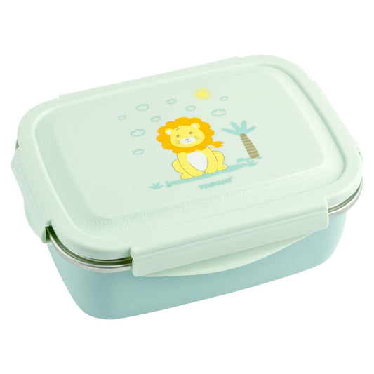Lancheira Bentô Box 550ml Girafa Leão BPA Free Pimpolho