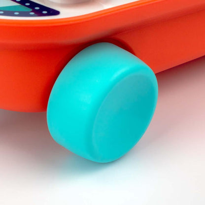 XILOFONE FOGUETE COM RODINHAS INFANTIL PIMPOLHO - COLORIDO