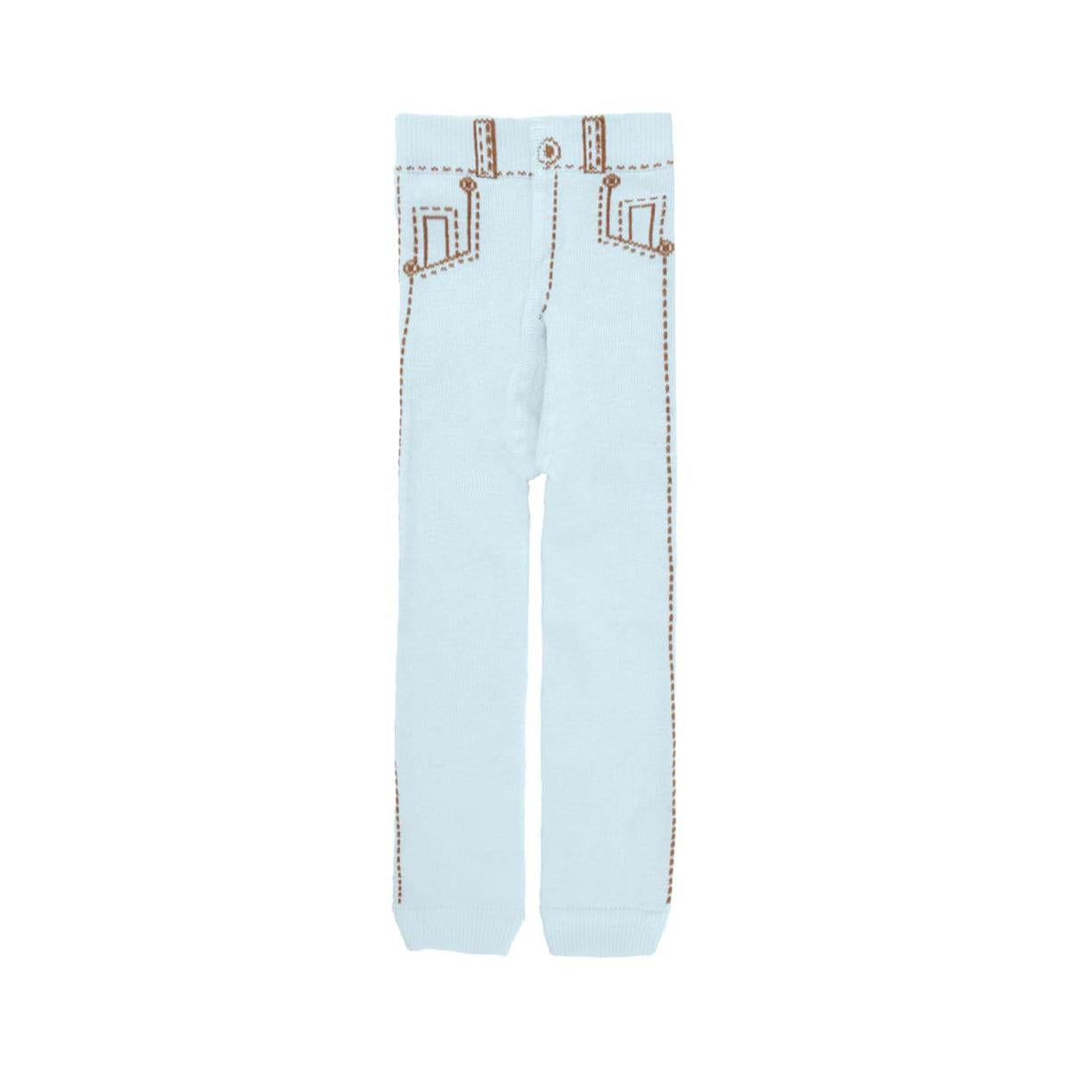 Calça Legging Jeans Infantil Bebê 00 a 05 Meses Pimpolho