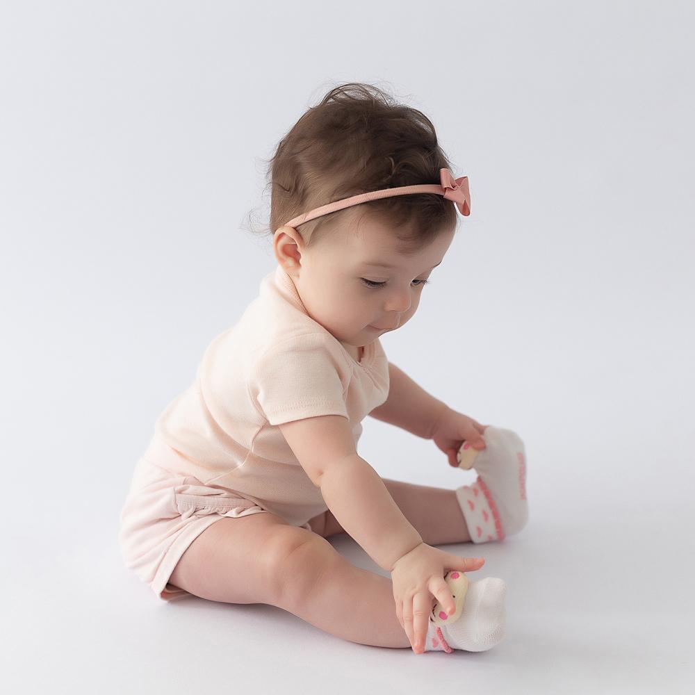 Meia Bichinho Bebe Pimpolho Led 00-15 Brilha