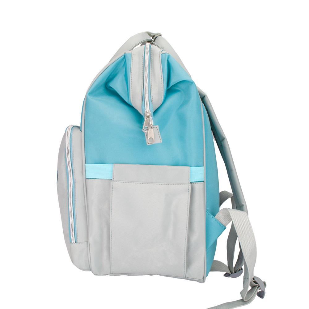 Mochila Maternidade Masculina Azul Cinza Pimpolho