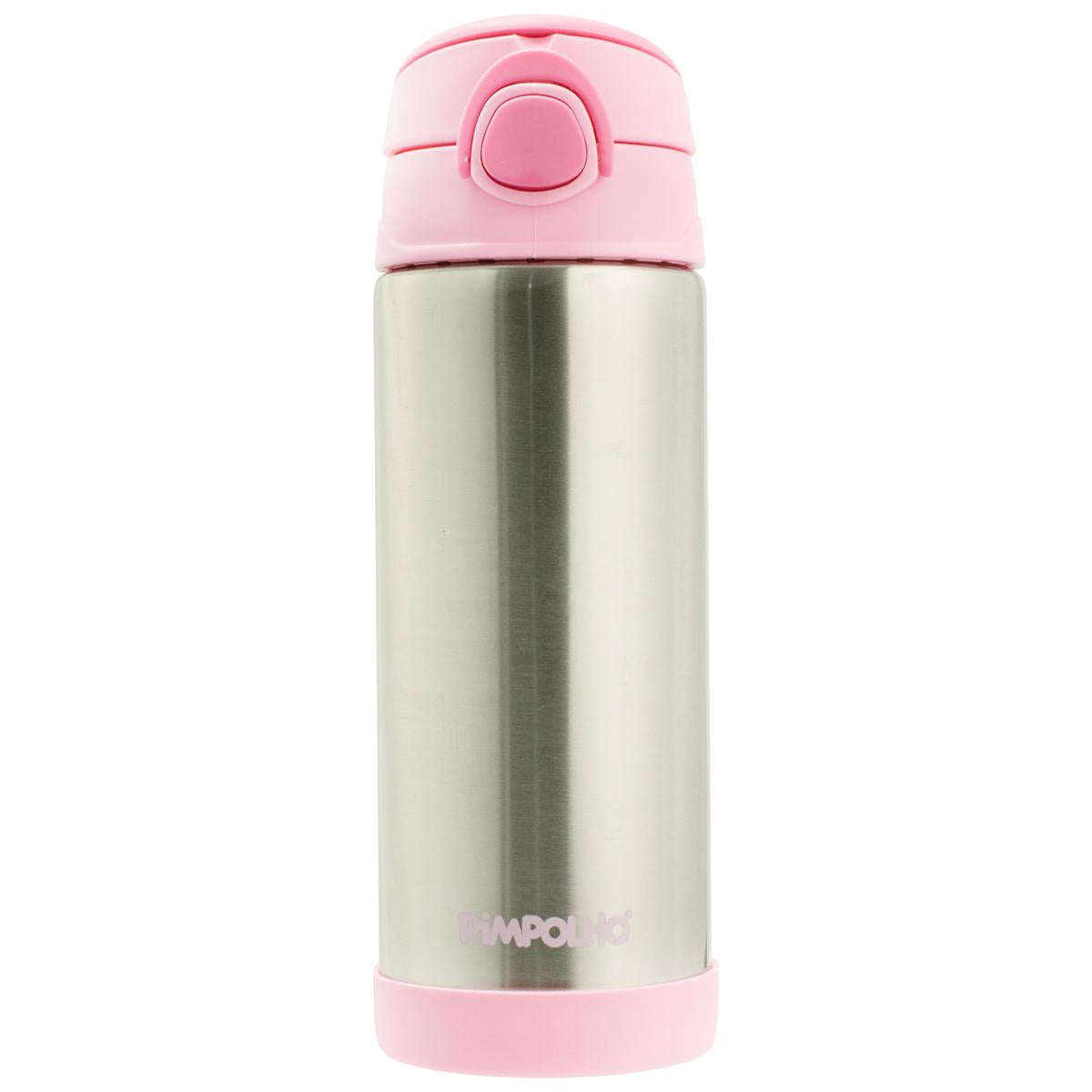 Garrafa Térmica Inox Aço Escovado 400ml Infantil Pimpolho