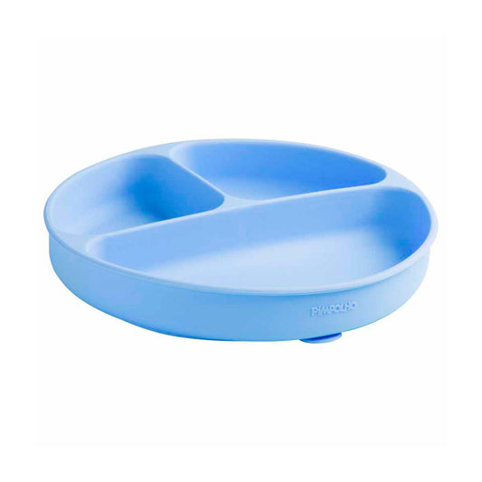 Prato Infantil Silicone Com Divisória Ventosa Soft Pimpolho