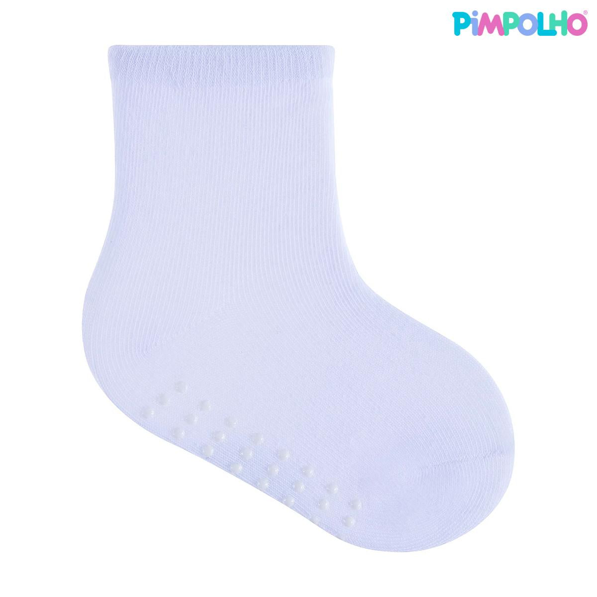 Kit Meia Cano Alto Infantil Tamanho 21-25 Conforto Pimpolho