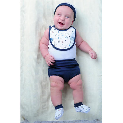 Conjunto Bebê 5 Peças Pimpolho (0-6 Meses)