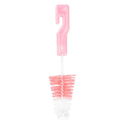 Kit Higienizador Pimpolho Mamadeiras Esponja 2 Unid Rosa