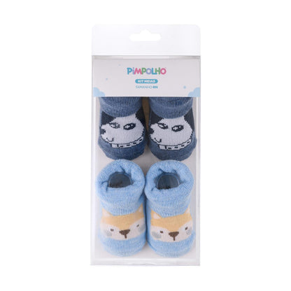 Kit Meias RN Masculino Pimpolho 2 Pares Conforto
