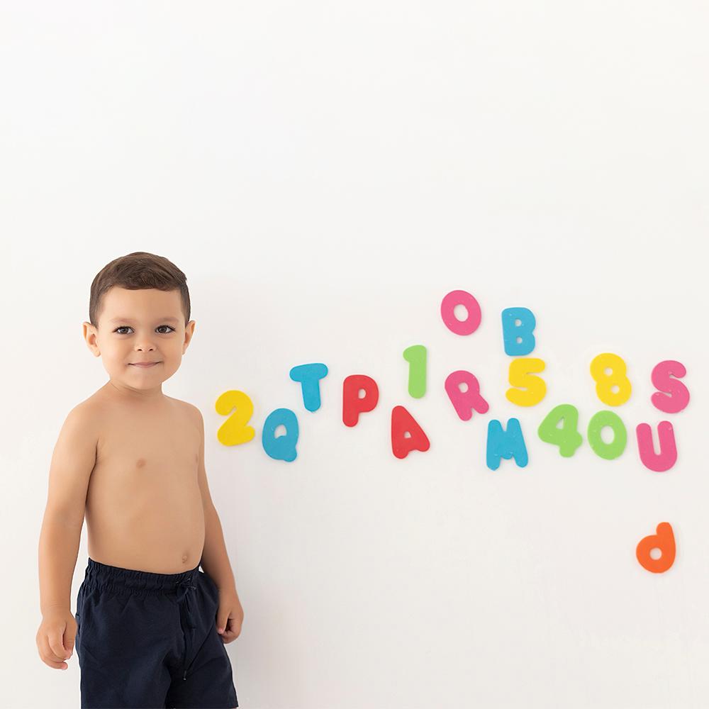 Abc De Banho Letras E Números EVA Infantil Pimpolho