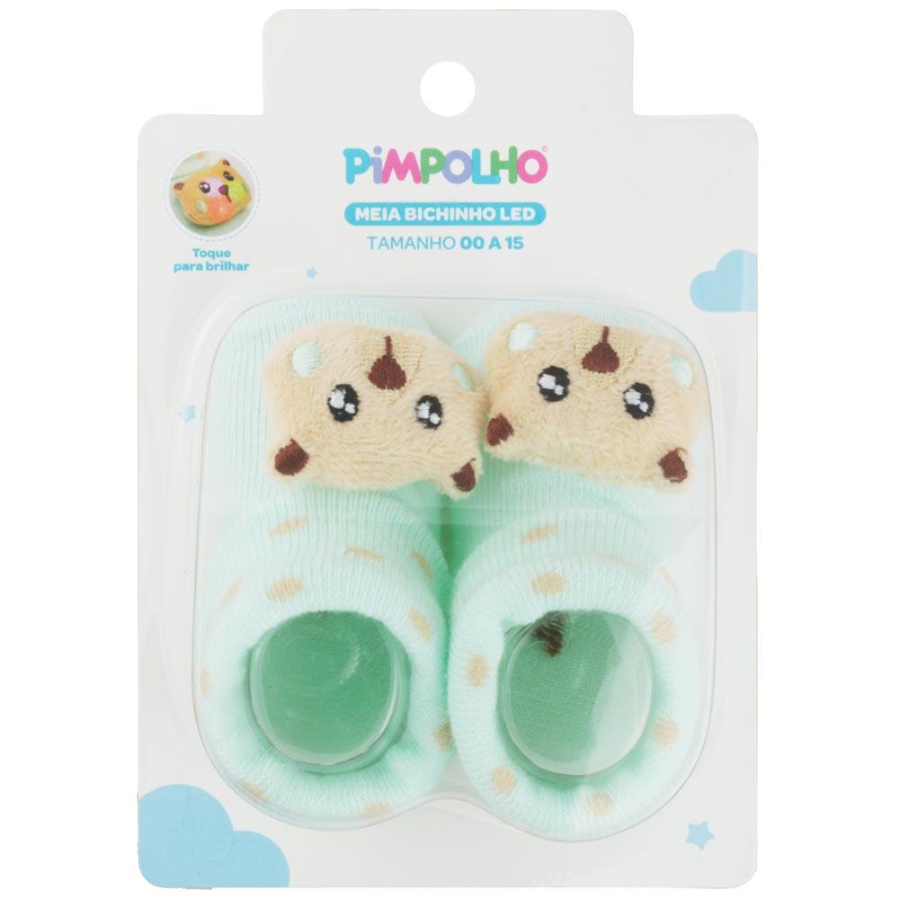 Meia Pimpolho Infantil Bichinho Led 00-15
