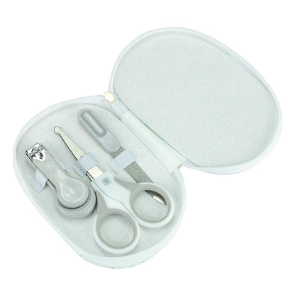 Kit Cuidados Bebê 3 Pçs Necessaire Tesoura Lixa Pimpolho