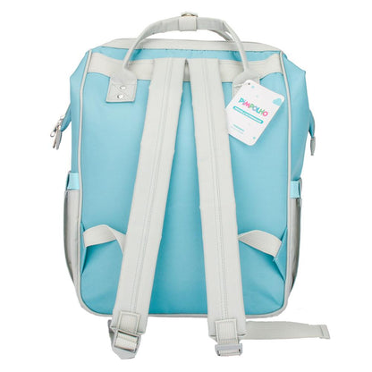 Mochila Maternidade Masculina Azul Cinza Pimpolho
