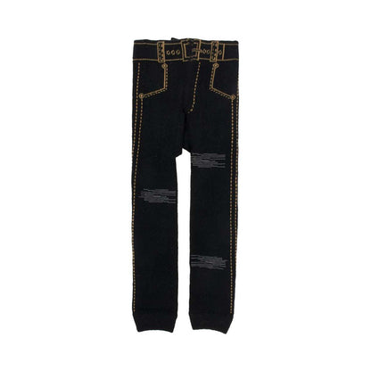Calça Legging Jeans Infantil Bebê 02 a 03 anos Pimpolho