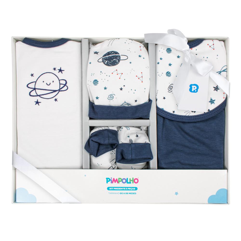 Conjunto Bebê 5 Peças Pimpolho (0-6 Meses)