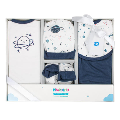 Conjunto Bebê 5 Peças Pimpolho (0-6 Meses)