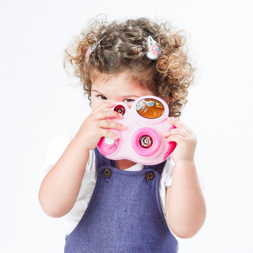 Câmera Fotográfica Musical Para Bebê Sortido Pimpolho