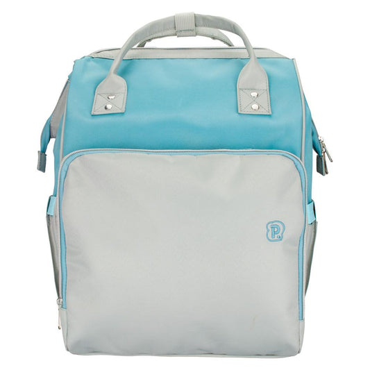 Mochila Maternidade Masculina Azul Cinza Pimpolho
