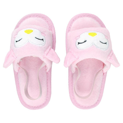 Pantufa Slipper Kids Rosa Coruja Feminina Pimpolho