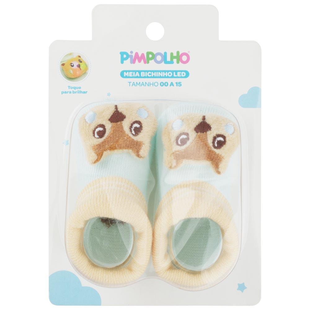 Meia Pimpolho Infantil Bichinho Led 00-15