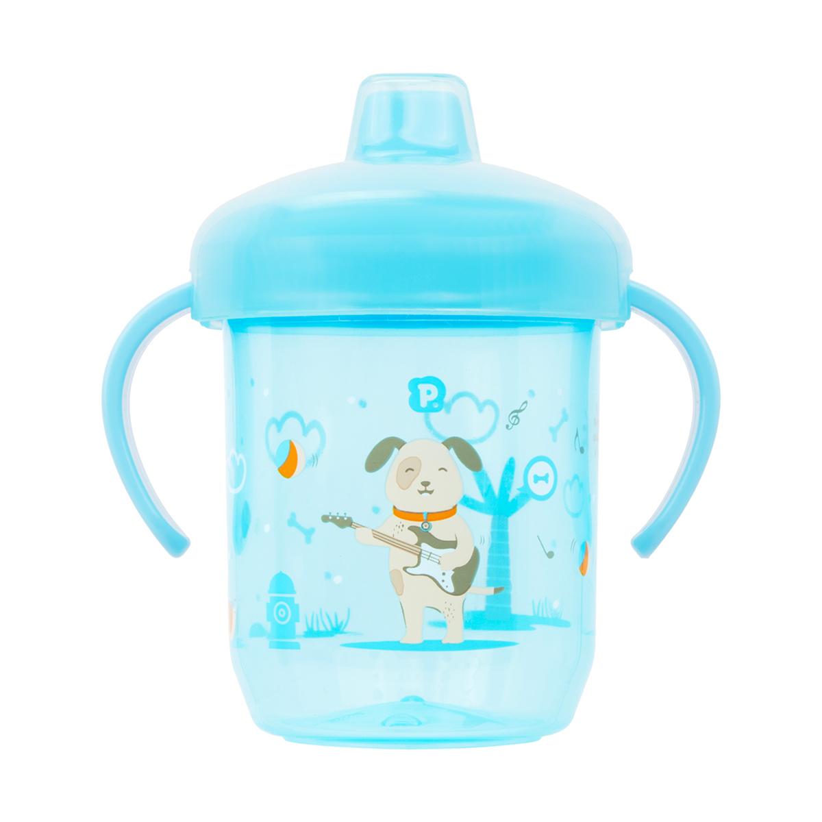 Copo Treinamento Bico Rígido Com Alça E Tampa 240ml Pimpolho