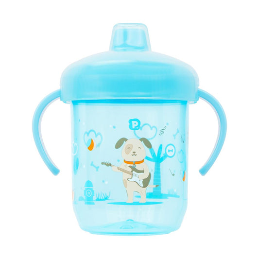 Copo Treinamento Bico Rígido Com Alça E Tampa 240ml Pimpolho