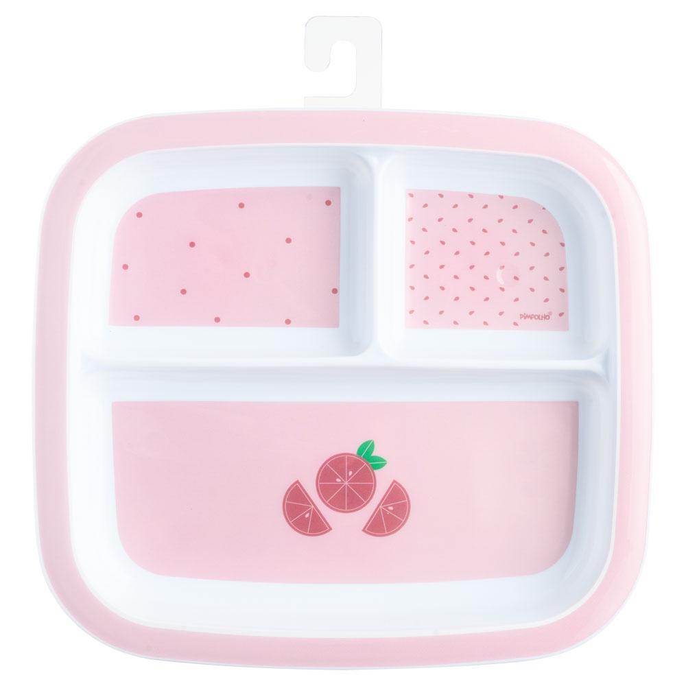 Prato Infantil Com Divisória Pimpolho BPA Free