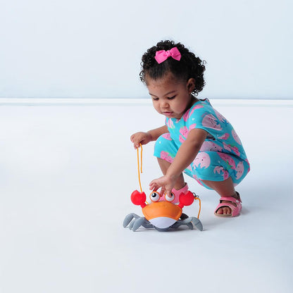 Brinquedo Pimpolho Infantil Caranguejo Deslizante Fujão