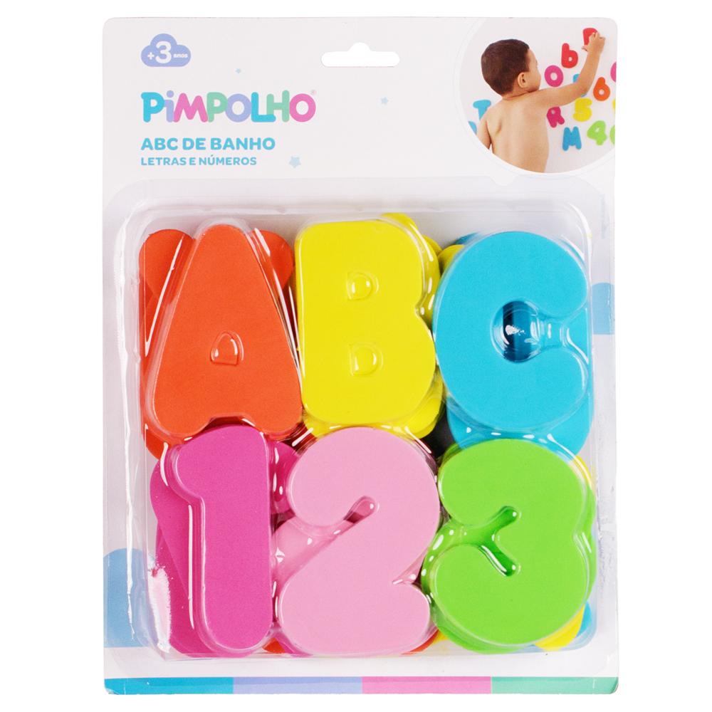 Abc De Banho Letras E Números EVA Infantil Pimpolho