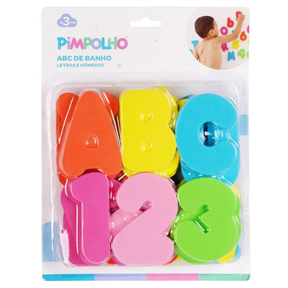 Abc De Banho Letras E Números EVA Infantil Pimpolho