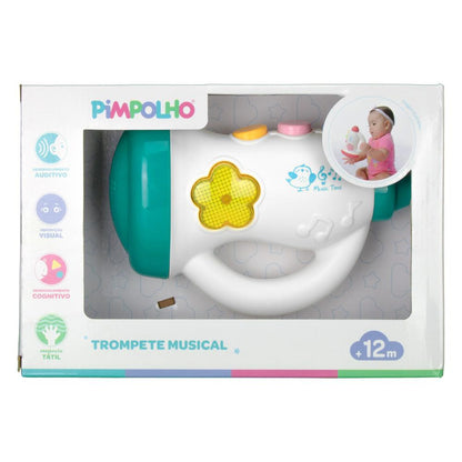 Trompete Musical Para Bebê Cores Pimpolho