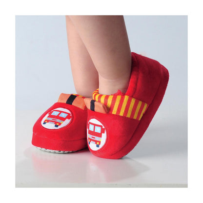 Pantufa Infantil Antiderrapante Pelúcia Bombeiros Pimpolho