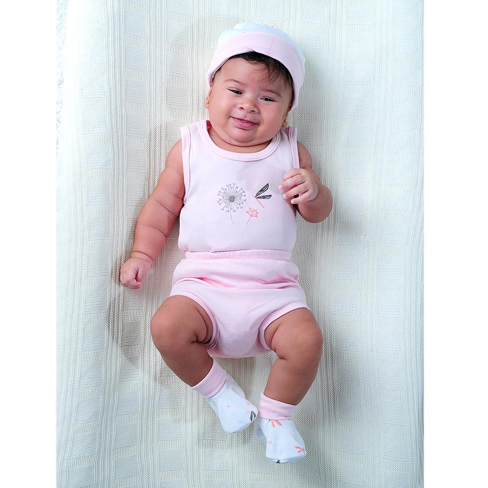 Conjunto Bebê 5 Peças Pimpolho (0-6 Meses)