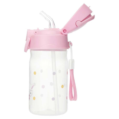 Copo Infantil Com Canudo Silicone 370ml Pimpolho