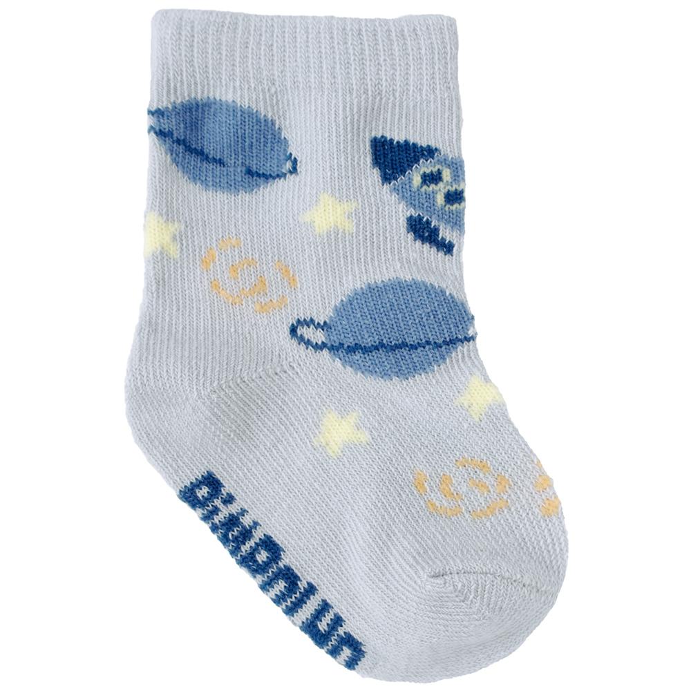 Kit Meia Semaninha Com 7 Prs 00-15 Masculino Pimpolho